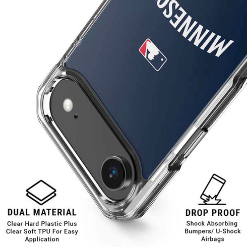 MLB Minnesota Twins Alternate/Away Jersey iPhone 17 Air Clear Case