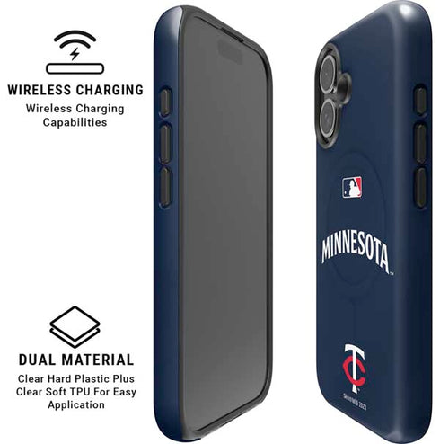 MLB Minnesota Twins Alternate/Away Jersey iPhone 17 Magsafe Impact Case