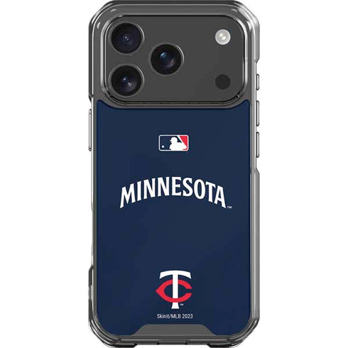MLB Minnesota Twins Alternate/Away Jersey iPhone 17 Pro Clear Case