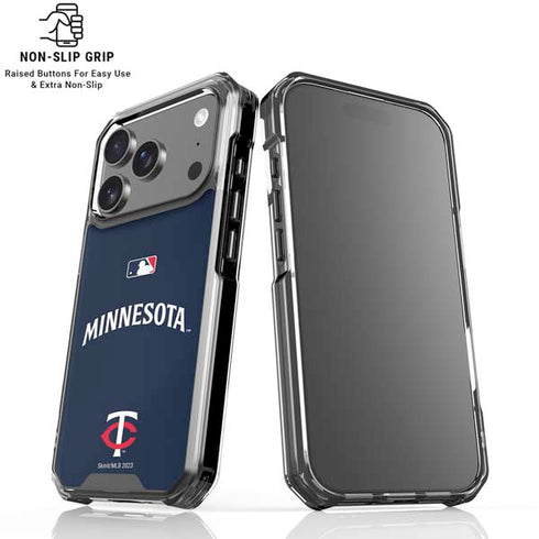 MLB Minnesota Twins Alternate/Away Jersey iPhone 17 Pro Clear Case