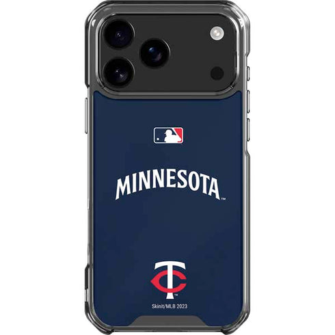 MLB Minnesota Twins Alternate/Away Jersey iPhone 17 Pro Max Clear Case