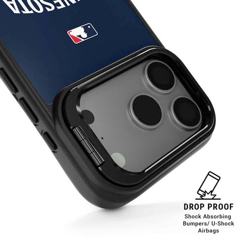 MLB Minnesota Twins Alternate/Away Jersey iPhone 17 Pro Max Kickstand Case