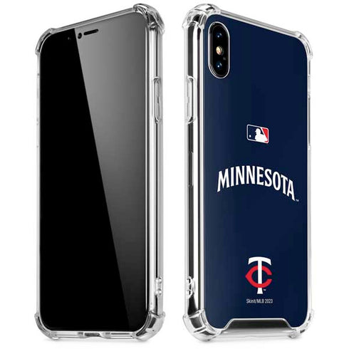 MLB Minnesota Twins Alternate/Away Jersey iPhone X/XS Clear Case