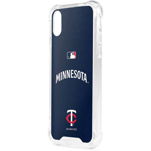 MLB Minnesota Twins Alternate/Away Jersey iPhone XS Clear Case