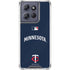 MLB Minnesota Twins Alternate/Away Jersey Moto G 5G (2025) Clear Case
