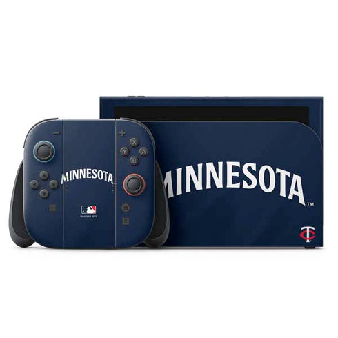 MLB Minnesota Twins Alternate/Away Jersey Nintendo Switch 2 (2025) with Joy-Con Skin