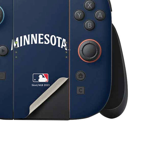 MLB Minnesota Twins Alternate/Away Jersey Nintendo Switch 2 (2025) Joy-Con Controller Skin