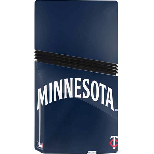 MLB Minnesota Twins Alternate/Away Jersey PS5 Pro Disk Console Skin