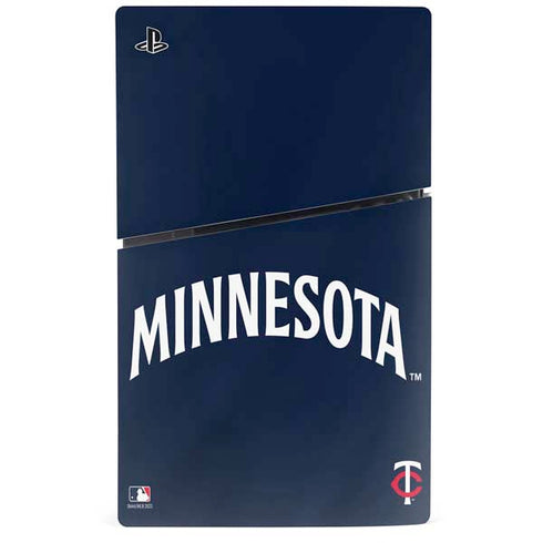 MLB Minnesota Twins Alternate/Away Jersey PS5 Slim Digital Edition Console Skin