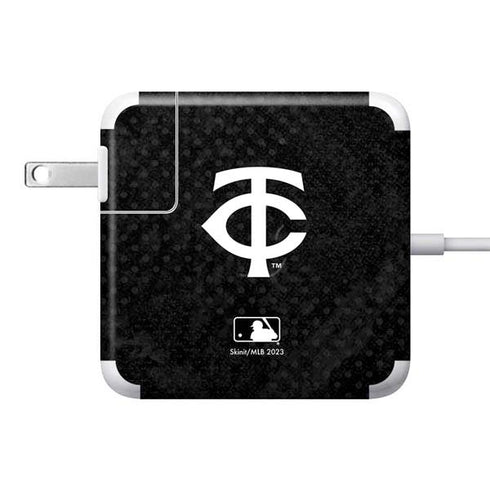 MLB Minnesota Twins Dark Wash 85W Power Adapter (15 and 17 inch MacBook Pro Charger) Skin
