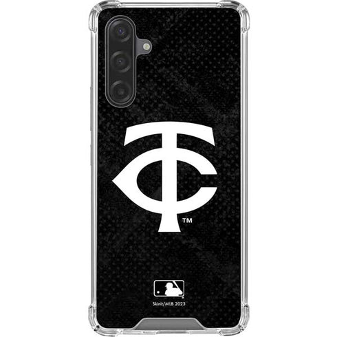 MLB Minnesota Twins Dark Wash Galaxy A17 Clear Case