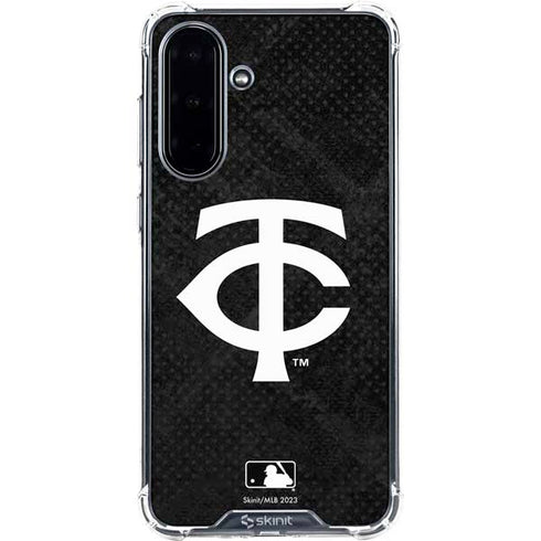 MLB Minnesota Twins Dark Wash Galaxy A36 5G Clear Case