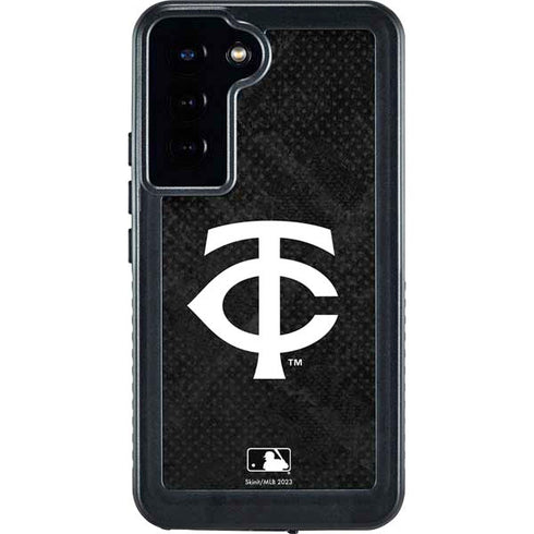 MLB Minnesota Twins Dark Wash Galaxy S24 Plus Waterproof Case