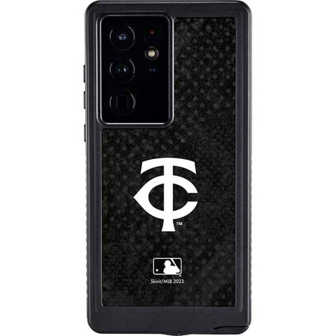 MLB Minnesota Twins Dark Wash Galaxy S24 Ultra Waterproof Case