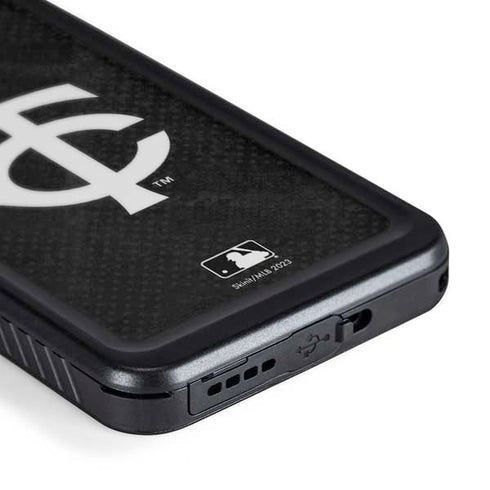 MLB Minnesota Twins Dark Wash Galaxy S24 Waterproof Case