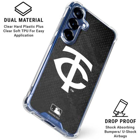 MLB Minnesota Twins Dark Wash Galaxy S25 Clear Case