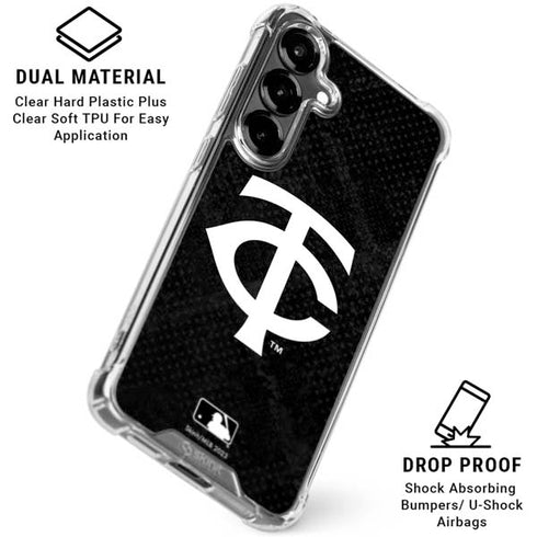MLB Minnesota Twins Dark Wash Galaxy S26 Clear Case