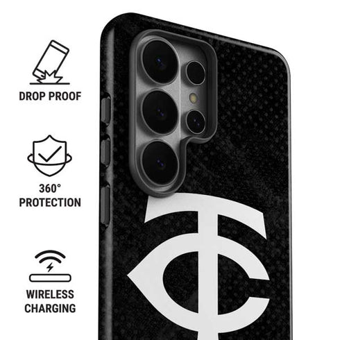MLB Minnesota Twins Dark Wash Galaxy S26 Ultra Impact Case