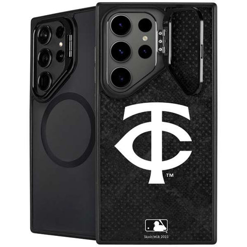 MLB Minnesota Twins Dark Wash Galaxy S26 Ultra Kickstand Case