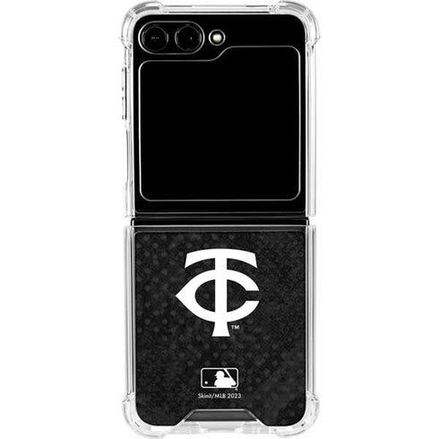 MLB Minnesota Twins Dark Wash Galaxy Z Flip6 Clear Case