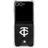 MLB Minnesota Twins Dark Wash Galaxy Z Flip7 Clear Case