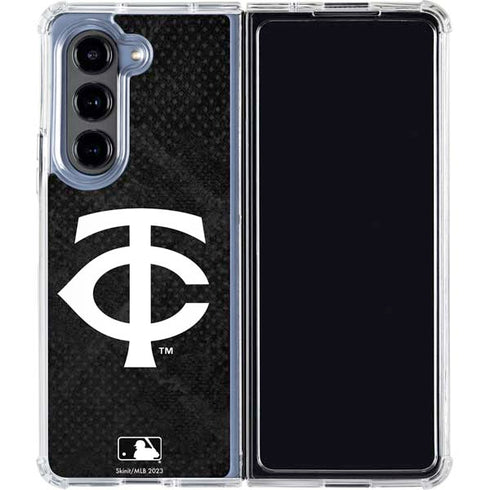 MLB Minnesota Twins Dark Wash Galaxy Z Fold5 5G Clear Case