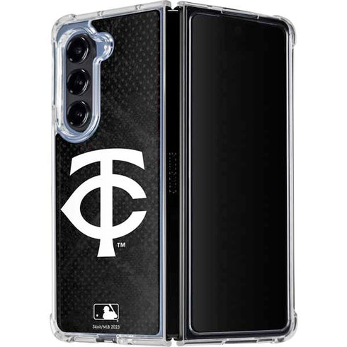 MLB Minnesota Twins Dark Wash Galaxy Z Fold5 5G Clear Case