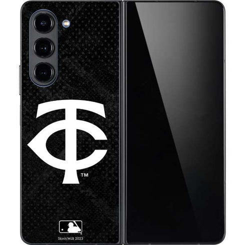 MLB Minnesota Twins Dark Wash Galaxy Z Fold5 5G Skin