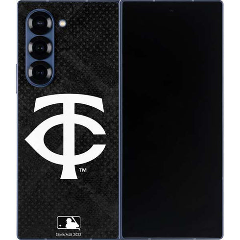 MLB Minnesota Twins Dark Wash Galaxy Z Fold6 Skin