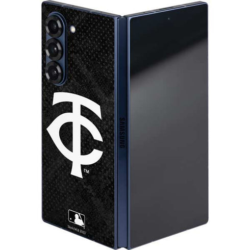 MLB Minnesota Twins Dark Wash Galaxy Z Fold6 Skin