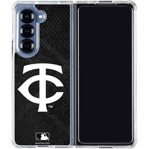 MLB Minnesota Twins Dark Wash Galaxy Z Fold7 Clear Case