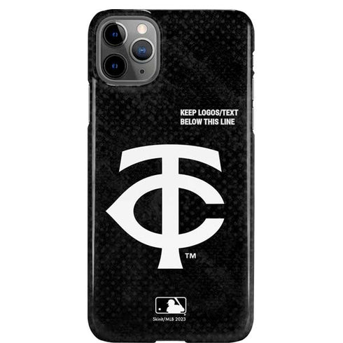 MLB Minnesota Twins Dark Wash iPhone Cases