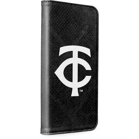MLB Minnesota Twins Dark Wash iPhone 15 Pro Folio Case