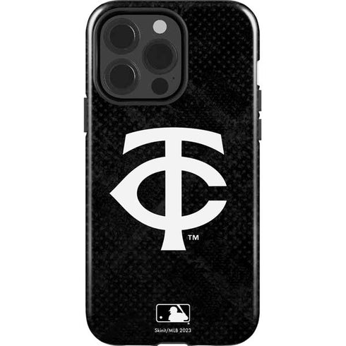 MLB Minnesota Twins Dark Wash iPhone 15 Pro Impact Case
