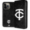 MLB Minnesota Twins Dark Wash iPhone 15 Pro Max Folio Case