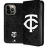 MLB Minnesota Twins Dark Wash iPhone 15 Pro Max Folio Case