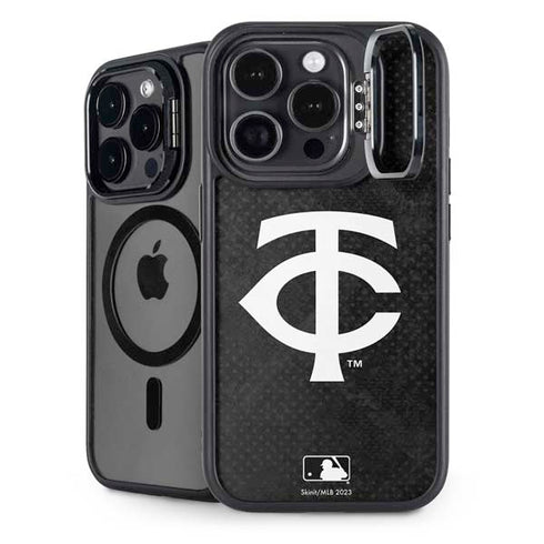 MLB Minnesota Twins Dark Wash iPhone 15 Pro Max Kickstand Case