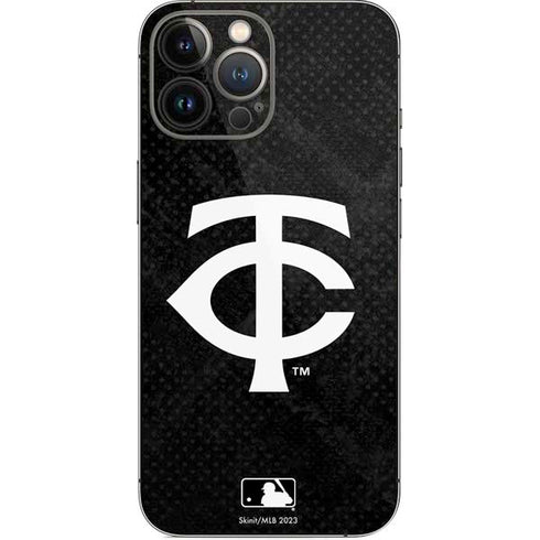 MLB Minnesota Twins Dark Wash iPhone 15 Pro Max Skin
