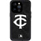 MLB Minnesota Twins Dark Wash iPhone 15 Pro Waterproof Case