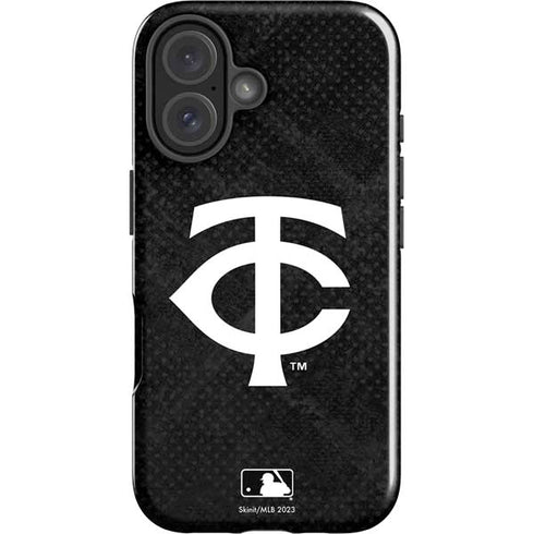 MLB Minnesota Twins Dark Wash iPhone 16 Plus Impact Case