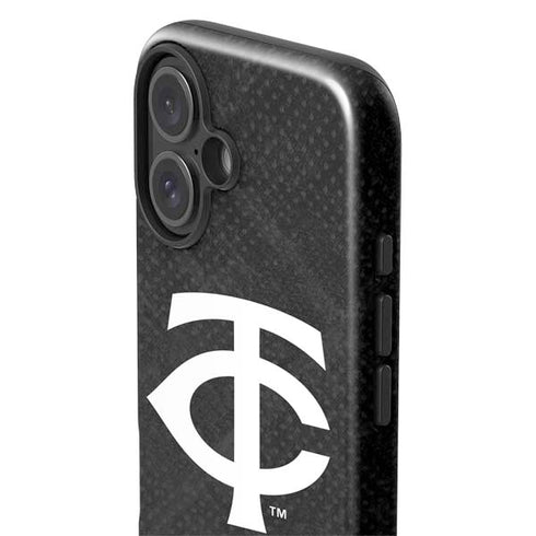 MLB Minnesota Twins Dark Wash iPhone 16 Plus Impact Case