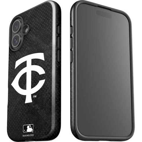 MLB Minnesota Twins Dark Wash iPhone 16 Plus Impact Case