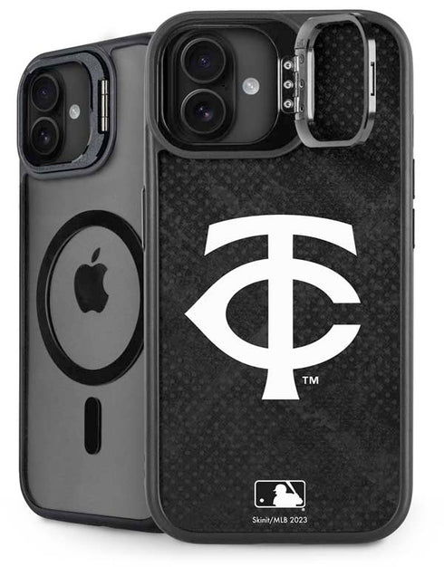 MLB Minnesota Twins Dark Wash iPhone 16 Plus Kickstand Case
