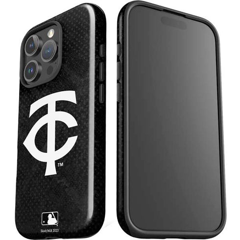 MLB Minnesota Twins Dark Wash iPhone 16 Pro Impact Case