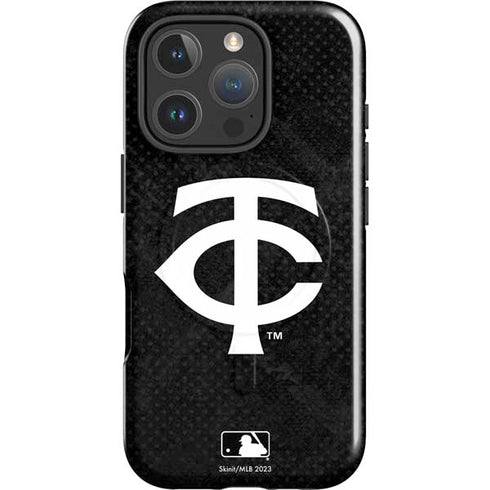 MLB Minnesota Twins Dark Wash iPhone 16 Pro Magsafe Impact Case