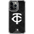 MLB Minnesota Twins Dark Wash iPhone 16 Pro Max Clear Case