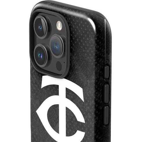 MLB Minnesota Twins Dark Wash iPhone 16 Pro Max Impact Case
