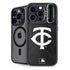 MLB Minnesota Twins Dark Wash iPhone 16 Pro Max Kickstand Case