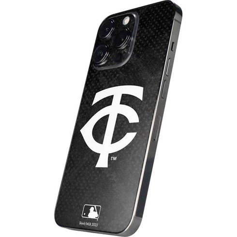 MLB Minnesota Twins Dark Wash iPhone 16 Pro Max Skin