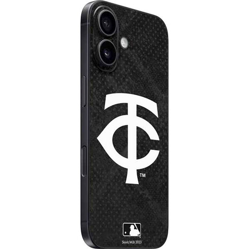 MLB Minnesota Twins Dark Wash iPhone 16 Skin